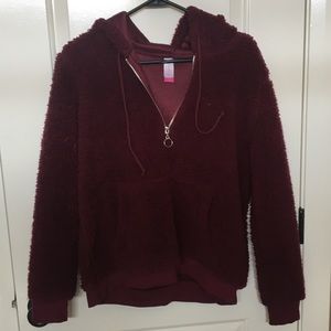 Hooded Sherpa Pullover